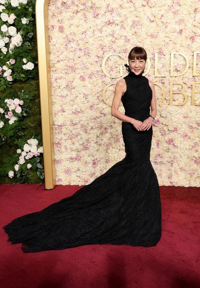 PHOTO: Michelle Yeoh attends the 82nd Annual Golden Globe Awards at The Beverly Hilton on Jan. 05, 2025 in Beverly Hills, Calif.