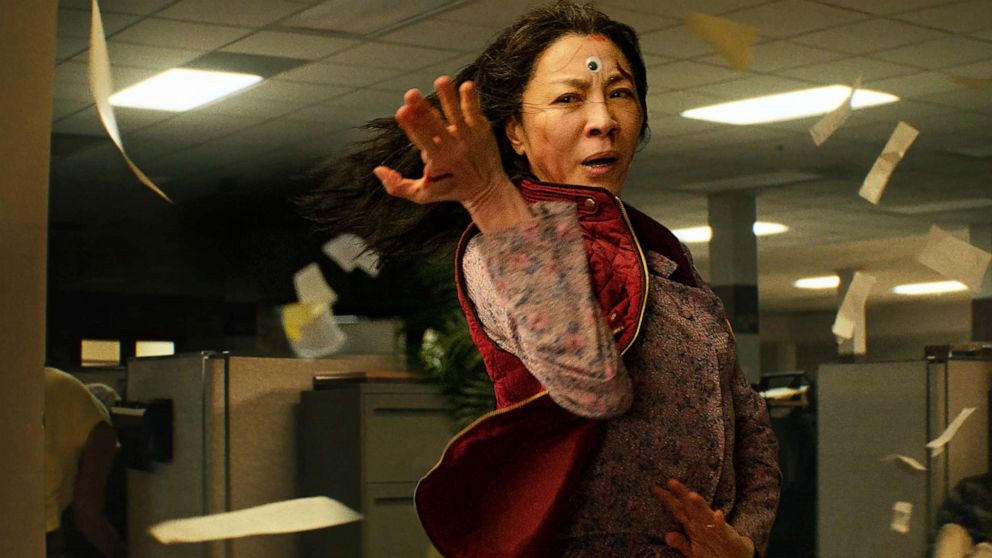 PHOTO: Michelle Yeoh as Evelyn Quan Wang in A24's "Everything Everywhere All at Once."