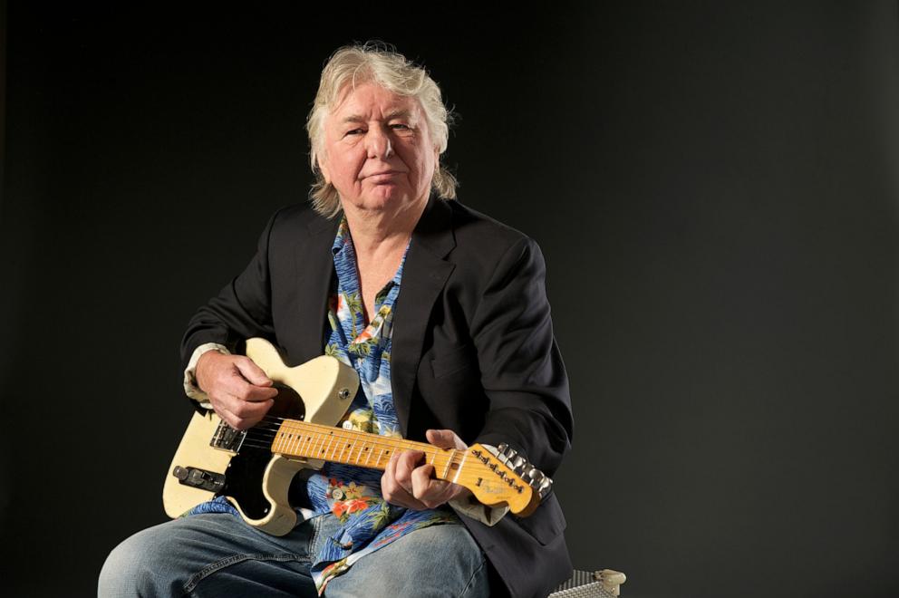 PHOTO: Mick Ralphs, founding member of the bands "Mott the Hoople" and "Bad Company," photographed during a portrait shoot, Sept. 11, 2013. 