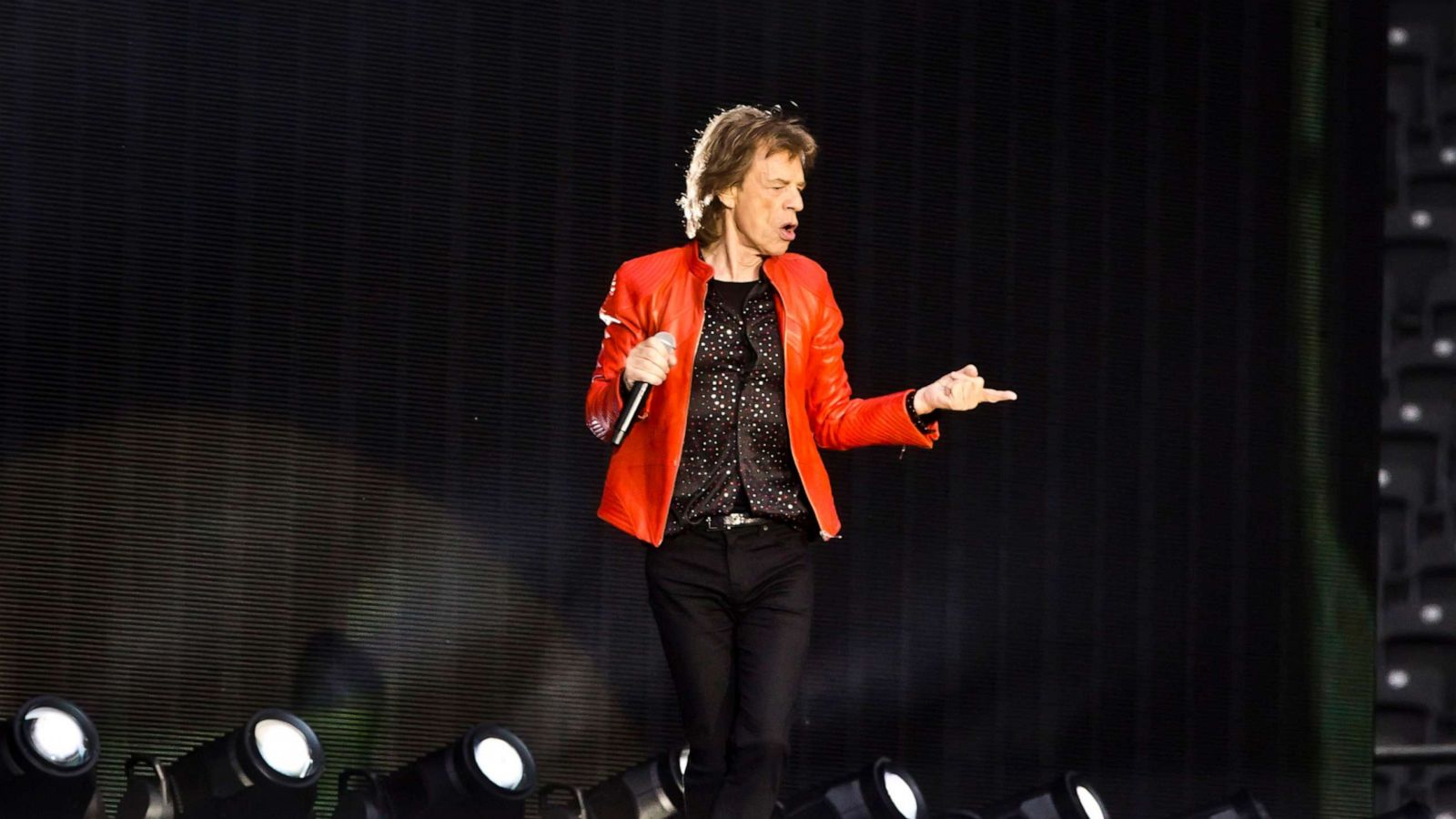 PHOTO: Singer Mick Jagger of The Rolling Stones performs live on stage during a concert at the Olympiastadion, June 22, 2018, in Berlin.