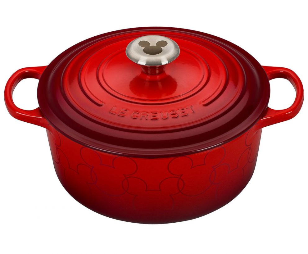 PHOTO: Le Creuset partnered up with Disney to create a Mickey Mouse dutch oven for Mickey's 90th birthday.