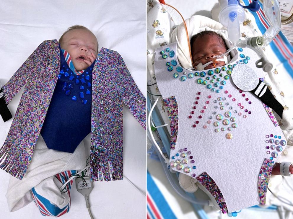 PHOTO: Babies in the neonatal intensive care unit at Children’s Hospital New Orleans are dressed up in honor of Taylor Swift’s Eras Tour stops in the Crescent City.