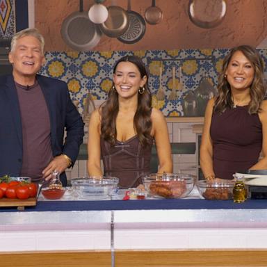 PHOTO: Chef Mika Leon, author of "Cuban Soul," appears on "Good Morning America" on Oct. 7, 2026.