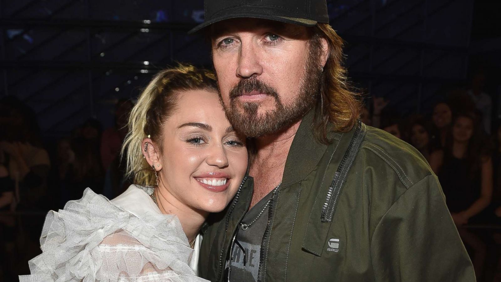 PHOTO: Singers Miley Cyrus and Billy Ray Cyrus attend the 2017 Billboard Music Awards, May 21, 2017 in Las Vegas, Nevada.