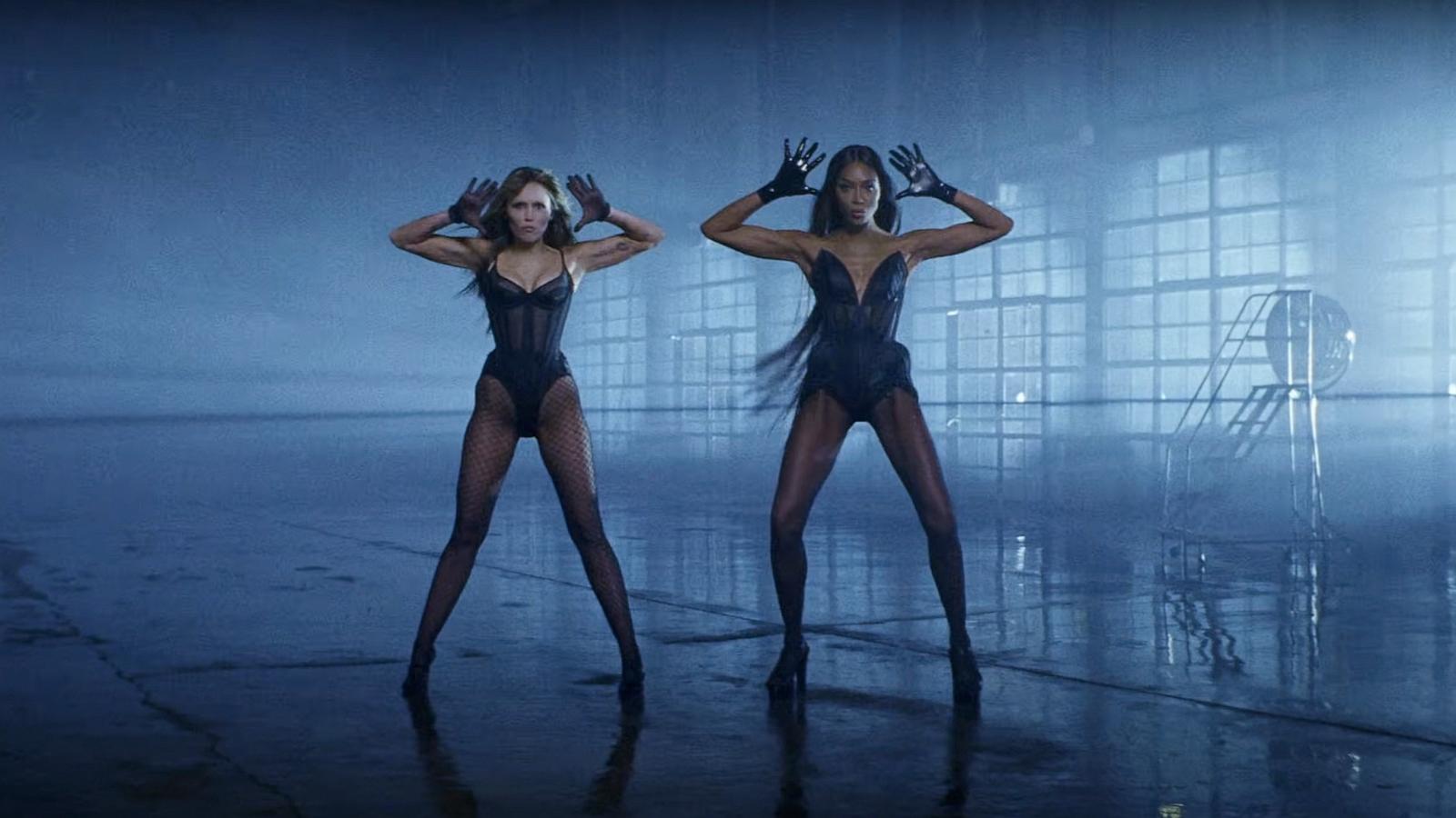 PHOTO: Miley Cyrus and Naomi Campbell appear in this screenshot from Cyrus' new music video, "Every Girl You've Ever Loved."