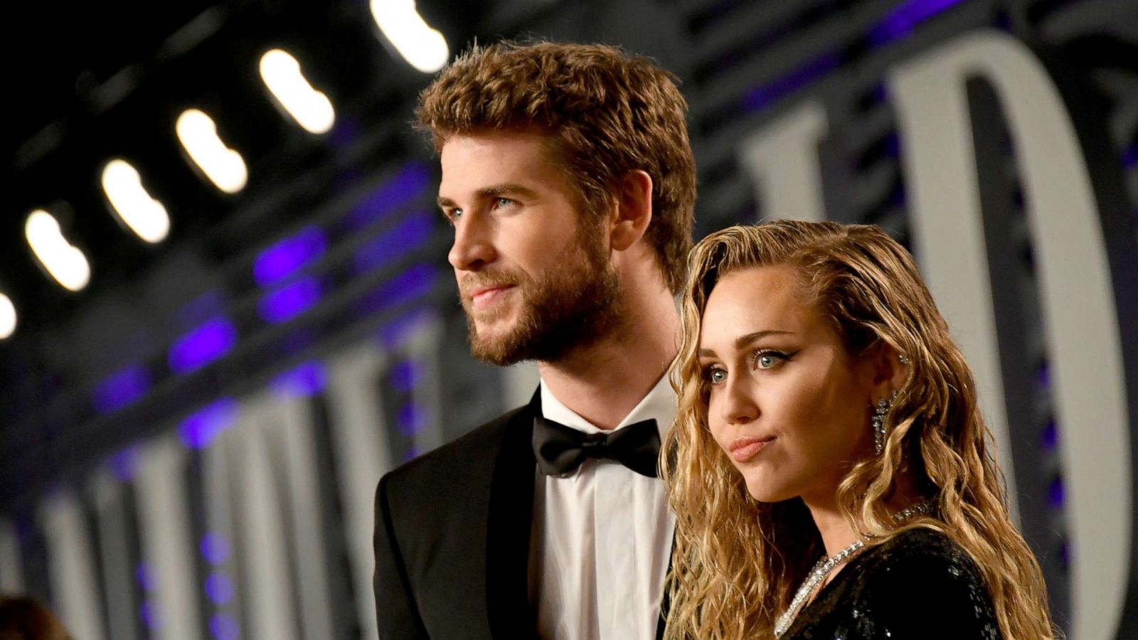 PHOTO: Liam Hemsworth and Miley Cyrus attend the 2019 Vanity Fair Oscar Party on February 24, 2019,in Beverly Hills, Calif.