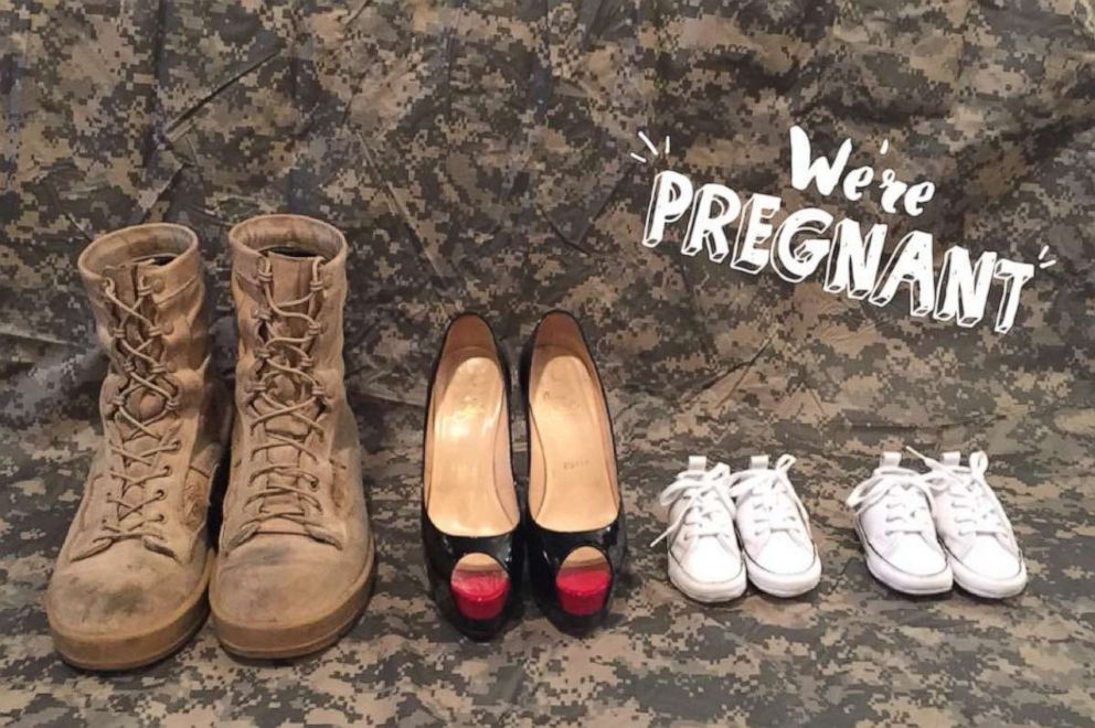 PHOTO: Danielle Cobo, a mom of two from Tampa, Florida, created a pregnancy announcement when she leared she was expecting twins. 