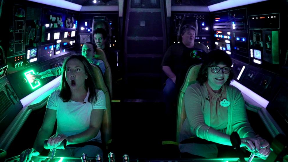 VIDEO:  Flying the Millennium Falcon at Disneyland's new 'Star Wars: Galaxy's Edge'