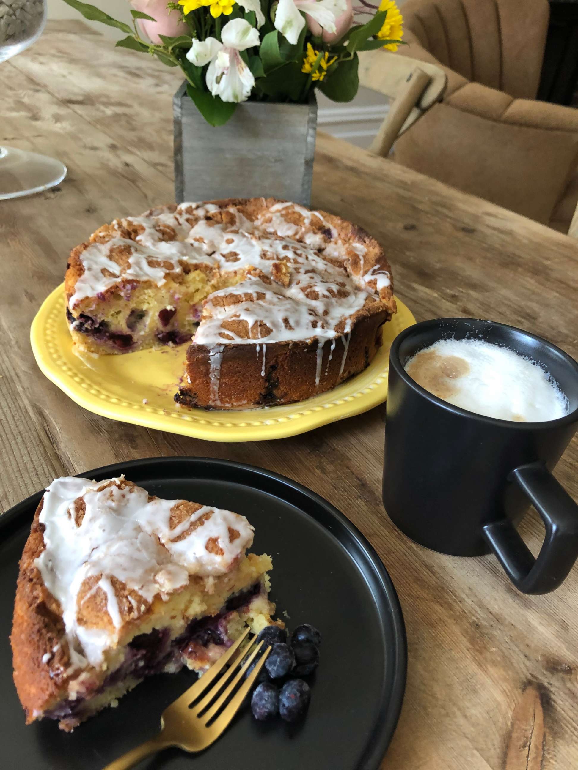 PHOTO: A lemon blueberry coffee cake made by Millie Peartree.