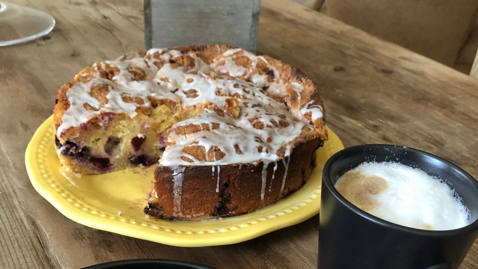 PHOTO: A lemon blueberry coffee cake made by Millie Peartree.