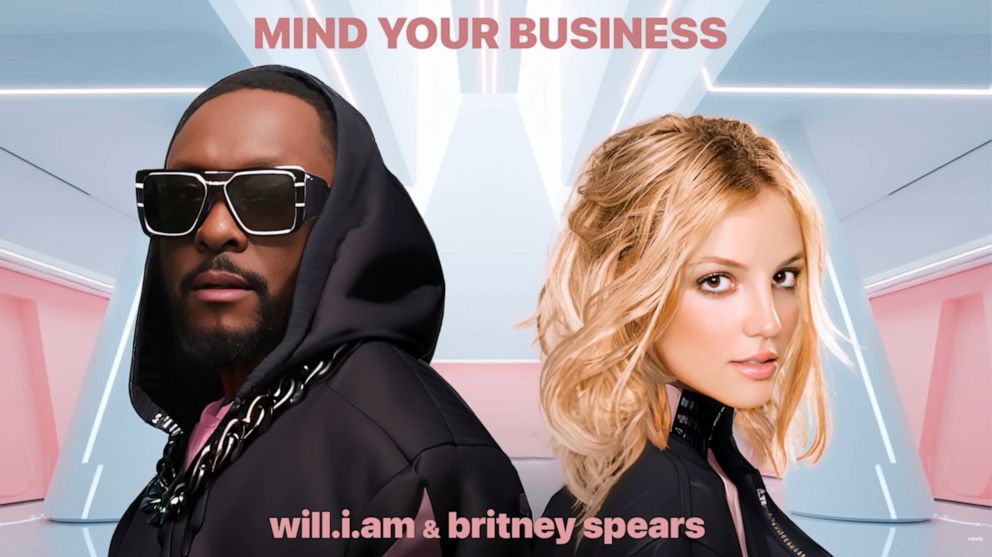 PHOTO: Artist will.i.am has released a new single "MIND YOUR BUSINESS" featuring Britney Spears.