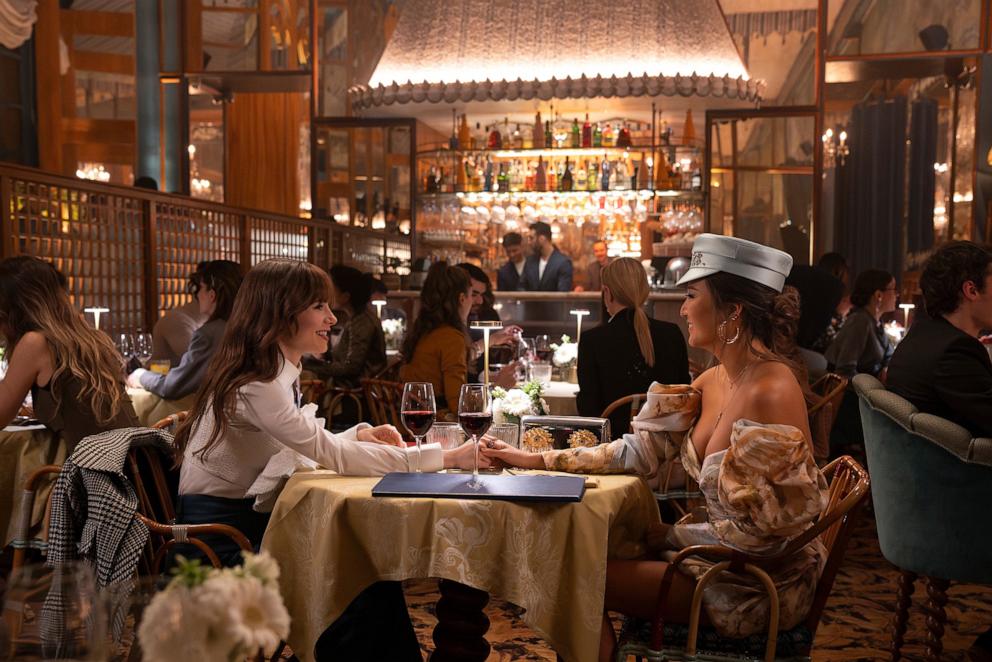 PHOTO: Ashley Park and Lily Collins appear in this still from "Emily in Paris."