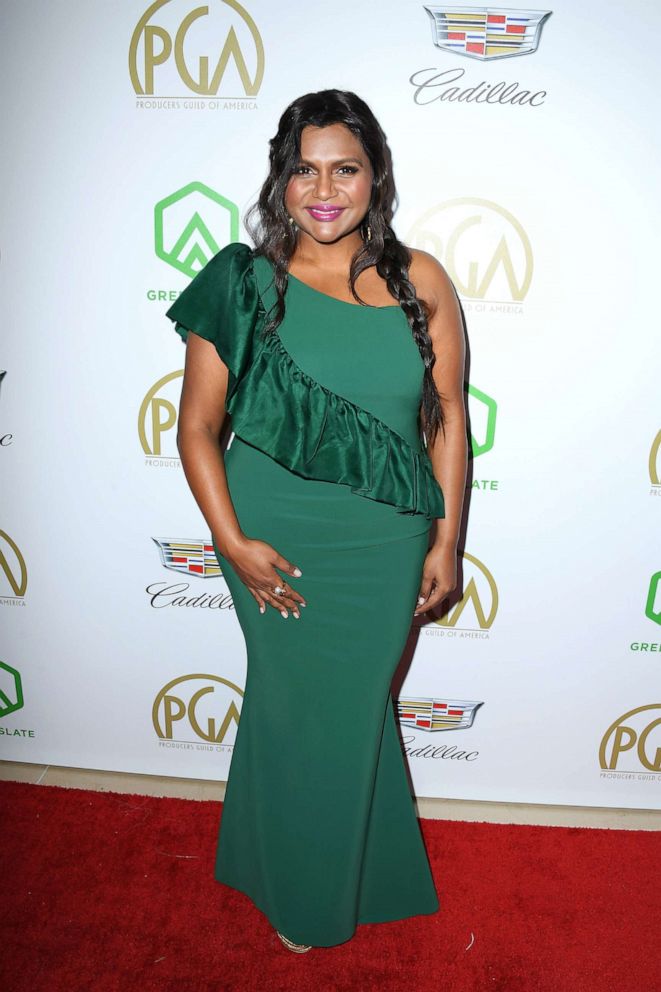 PHOTO: In this Jan. 19. 2019, file photo, Mindy Kaling attends the 30th annual Producers Guild Awards at The Beverly Hilton Hotel in Beverly Hills, Calif.