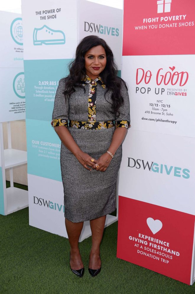 PHOTO: DSW Launches First-Ever DSW Gives Do Good Pop-Up With Mindy Kaling in Los Angeles at Kimpton La Peer Hotel on Nov. 7, 2019 in West Hollywood, Calif.