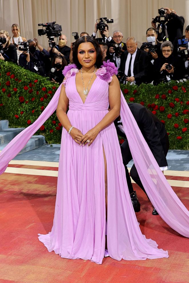 PHOTO: Mindy Kaling attends The 2022 Met Gala Celebrating "In America: An Anthology of Fashion" at The Metropolitan Museum of Art, May 2, 2022, in New York.