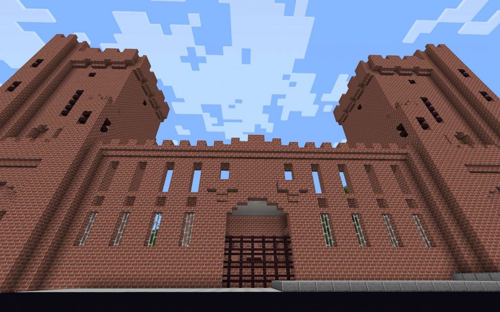 PHOTO: Ruby Allison and his classmates created this replica of his New York City high school in Minecraft.
