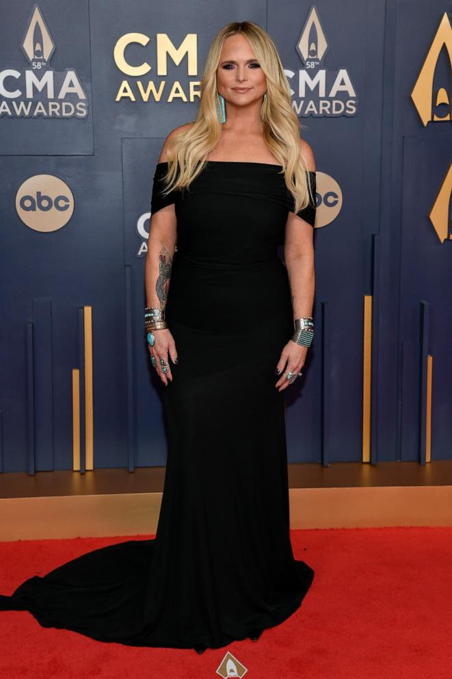 PHOTO: Miranda Lambert arrives at the 58th Annual CMA Awards, Nov. 20, 2024, in Nashville, Tenn. 