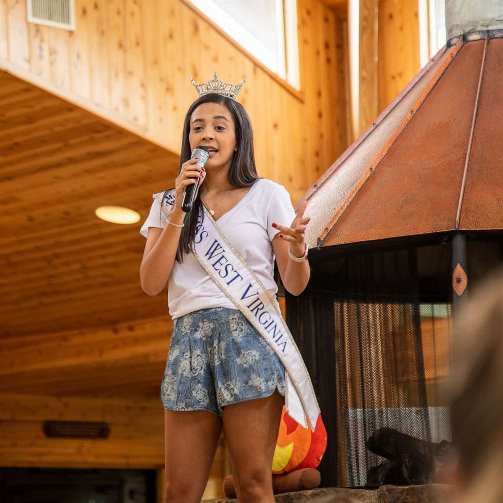 VIDEO: Miss West Virginia shows campers with heart conditions that she's just like them 