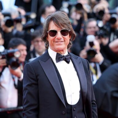 PHOTO: Tom Cruise attends the "Mission Impossible - The Final Reckoning" red carpet at the 78th annual Cannes Film Festival at Palais des Festivals on May 14, 2025 in Cannes, France.