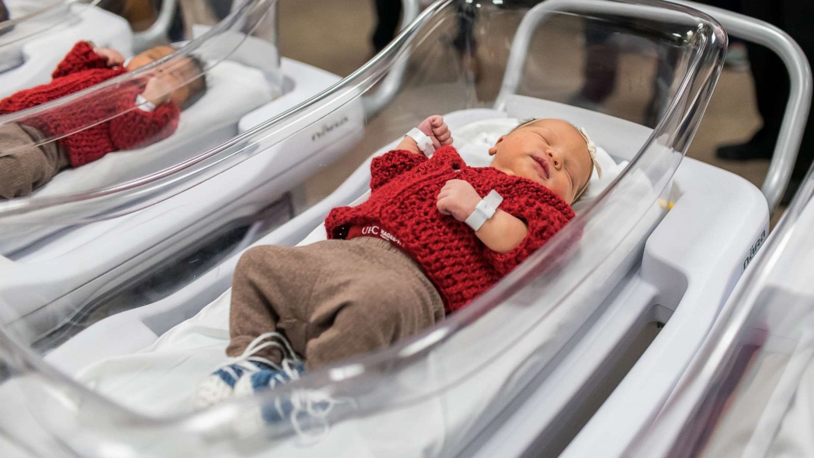 PHOTO: Newborns at UPMC Magee-Womens Hospital dress up as Mister Rogers.