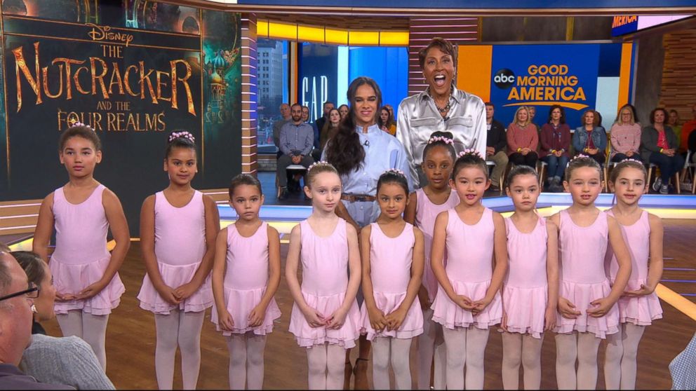 PHOTO: Misty Copeland appeared on "Good Morning America" Monday to discuss the new film alongside young students of the American Ballet Theater School.