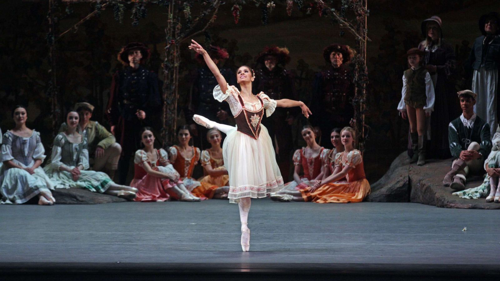 PHOTO: In this May 23, 2015, file photo, Misty Copeland of American Ballet Theater performing in "Giselle" at Metropolitan Opera House in New York.