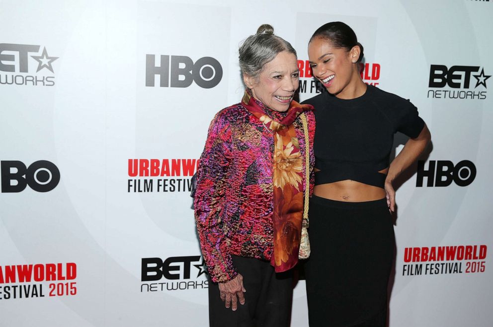 PHOTO: Ballet Dancer/actress Raven Wilkinson and ballerina Misty Copeland attend the closing night screening of "A Ballerina's Tale" at the 2015 Urbanworld Film Festival on Sept. 26, 2015, in New York.