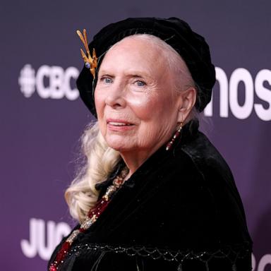 PHOTO: Joni Mitchell attends the 2026 JUNO Awards at TD Coliseum on March 29, 2026 in Hamilton, Ontario. 