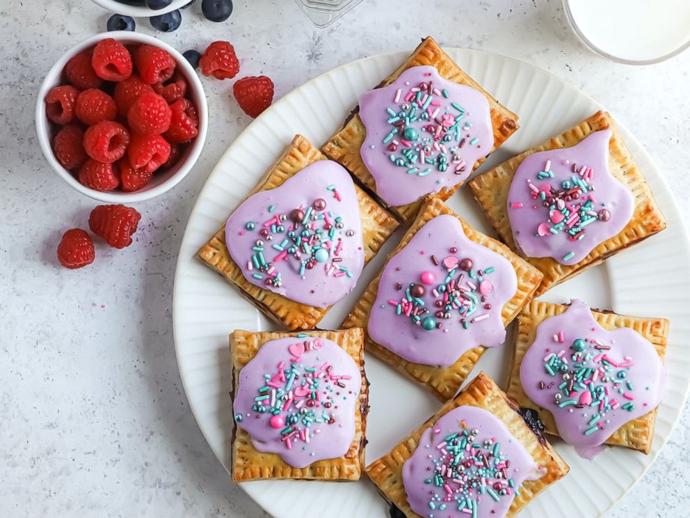 PHOTO: These mixed berry pop-tarts use fresh Driscoll's raspberries and blueberries.