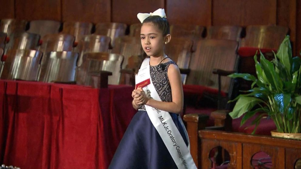 PHOTO: Fourth and fifth graders from Dallas and Houston honored the late Martin Luther King Jr. in a speech contest inspired by his life and work.