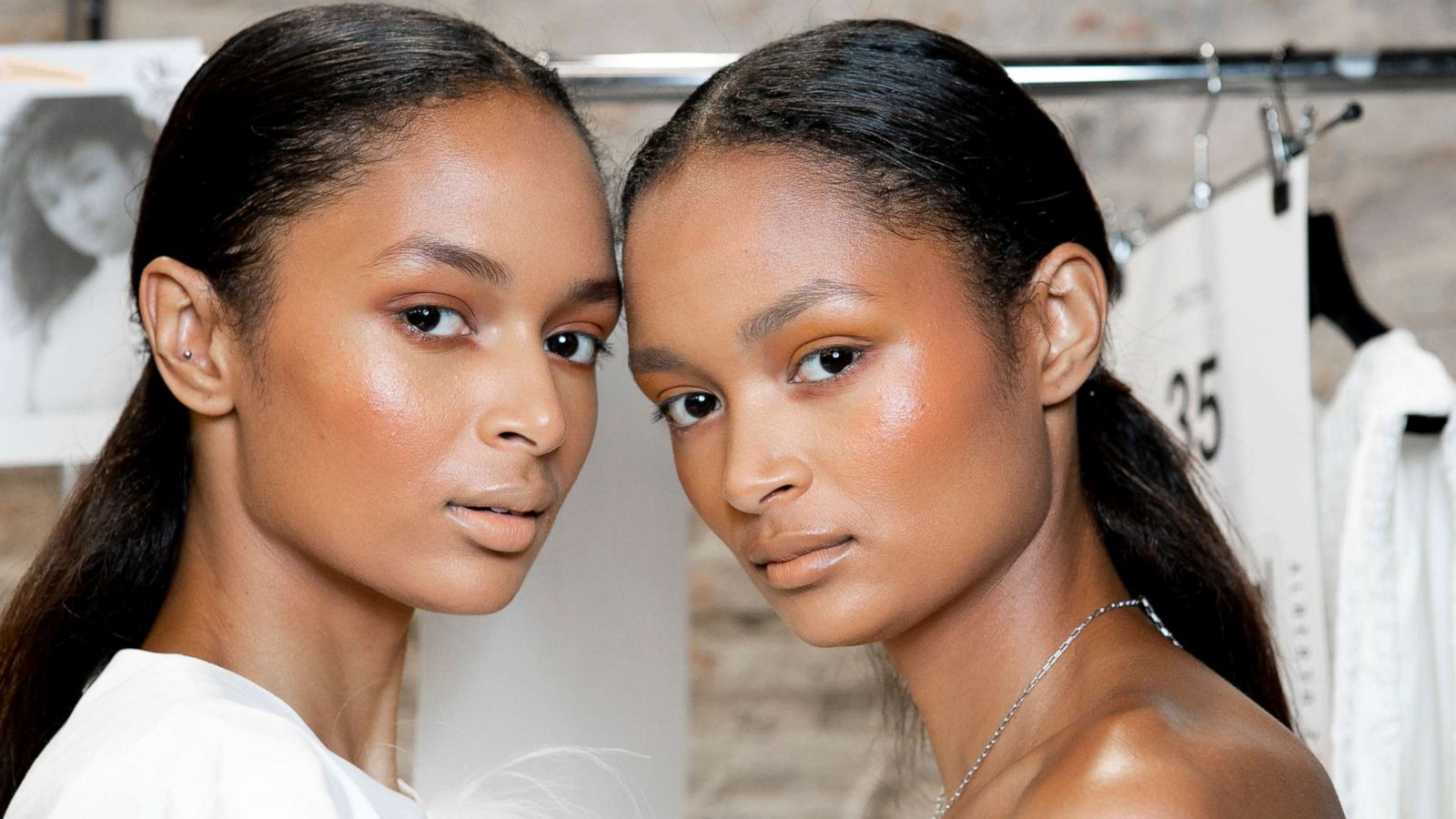 PHOTO: Models are seen backstage ahead of a show during Milan Fashion Week Spring/Summer 2019 on Sept. 19, 2018 in Milan, Italy.