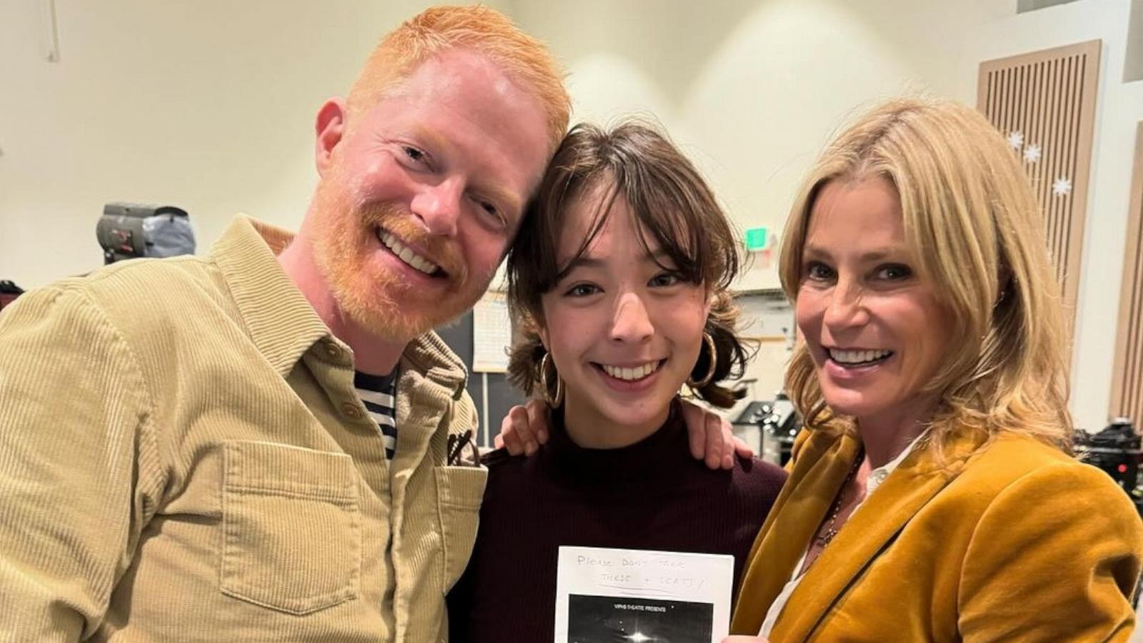 PHOTO: Jesse Tyler Ferguson appears with his former "Modern Family" co-stars Aubrey Anderson-Emmons and Julie Bowen in a photo shared to his Instagram account.