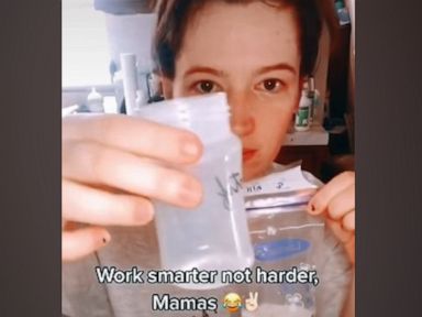 Mom's time-saving breast-pumping hack stuns parents on TikTok - Good  Morning America