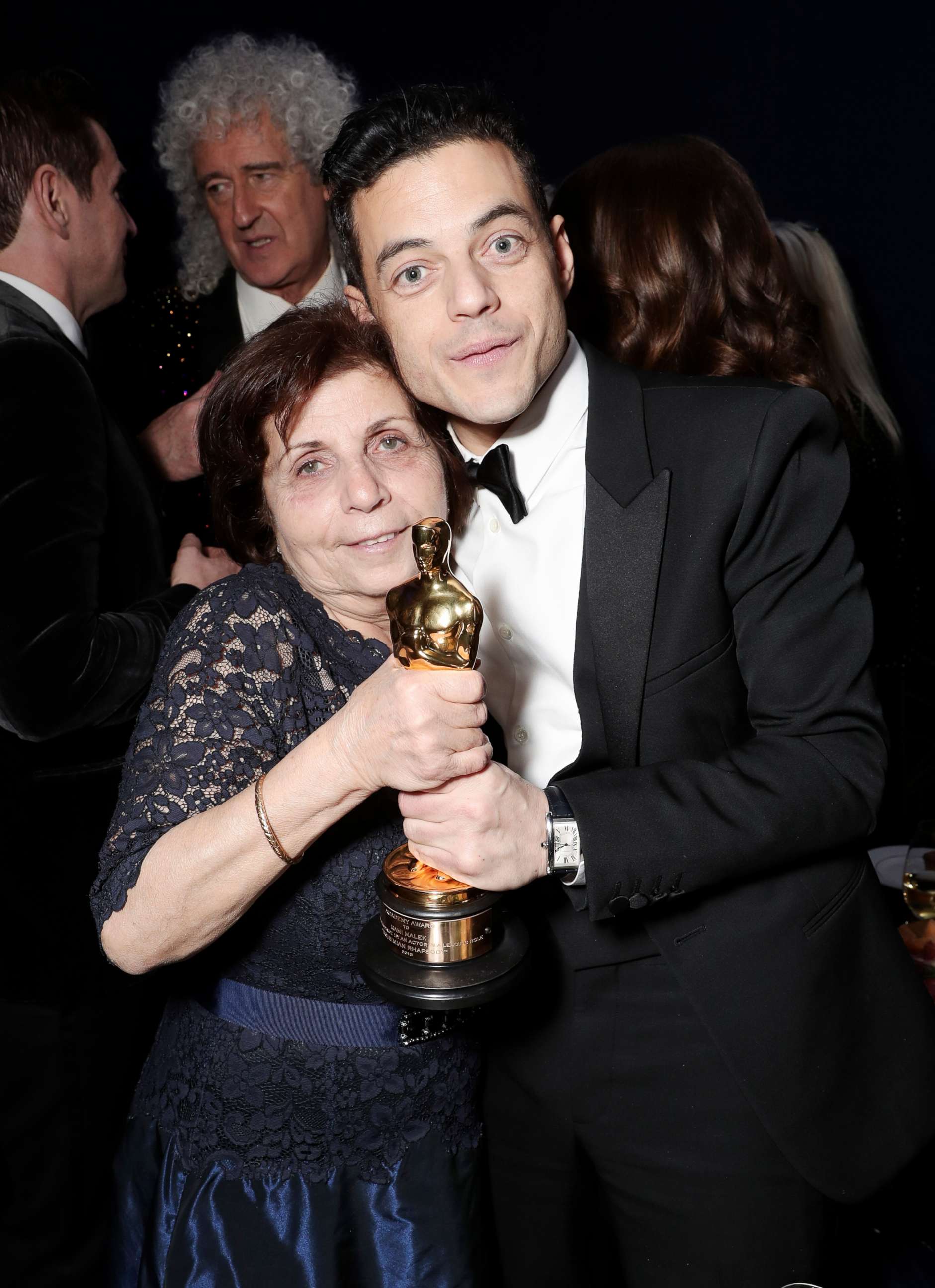 PHOTO: Nelly Malek and Rami Malek at the 91st Annual Academy Awards, Fox After Party in Los Angeles, Feb. 24, 2019.