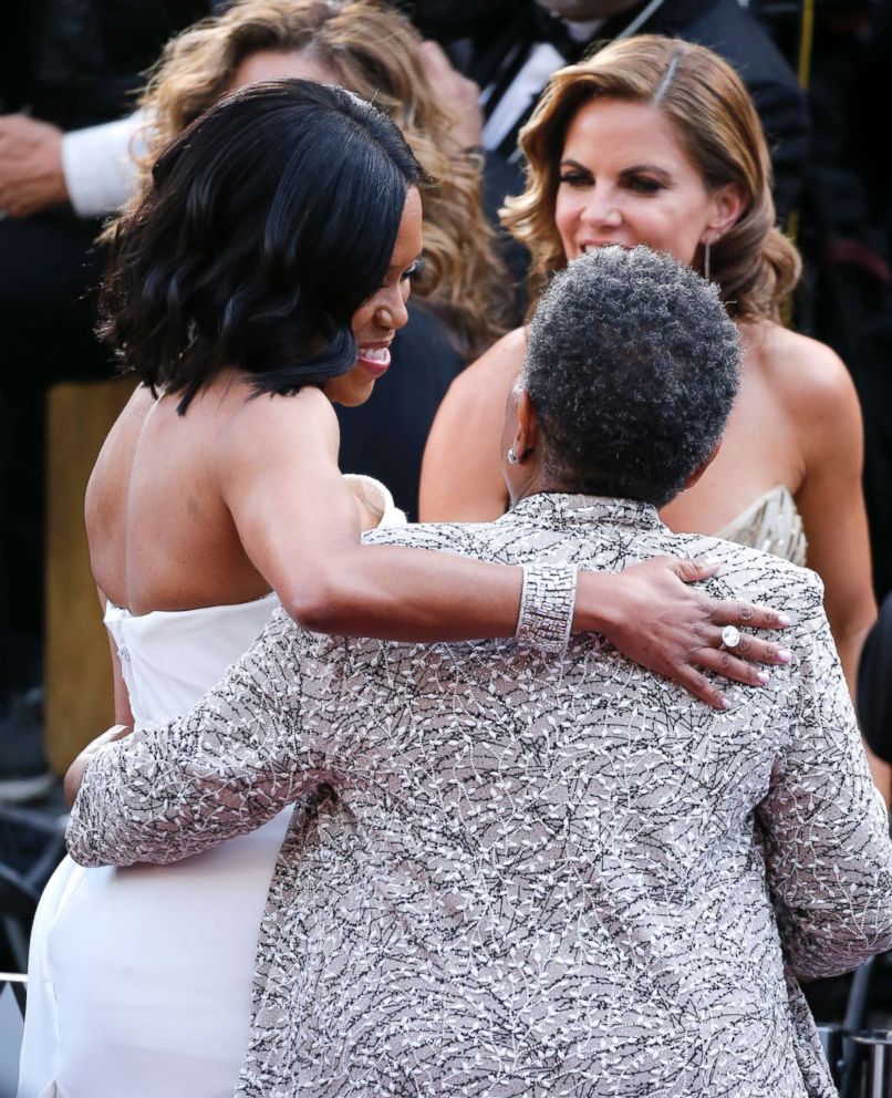 PHOTO: Regina King arrives at the Oscars, Feb. 24, 2019, at the Dolby Theatre in Los Angeles.