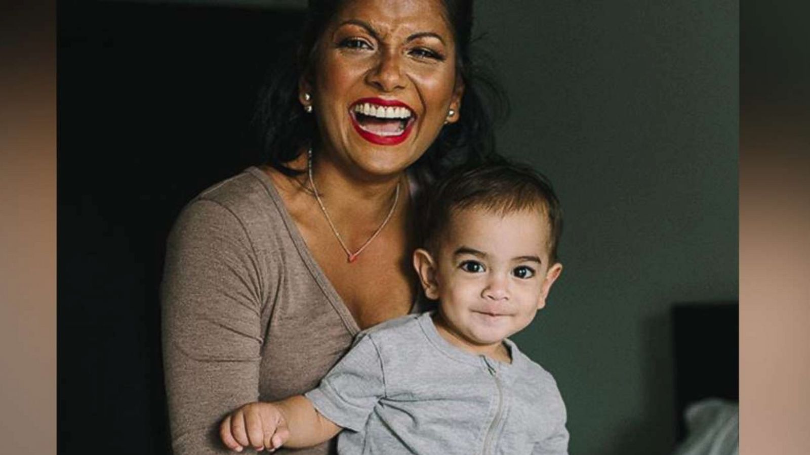 PHOTO: Anupa King, of Toronto, poses with her sons, Levi, 1, and Michael, 3.