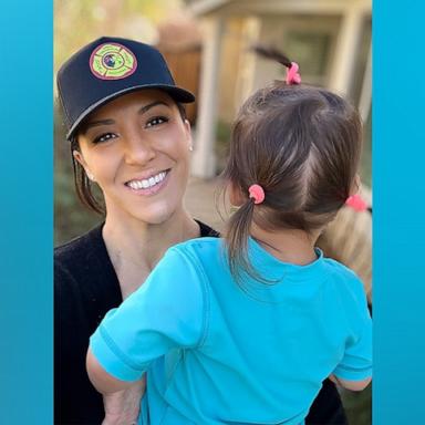 PHOTO: Briana Cap is a mom of two young children, a 4-year-old and a 2-year-old. Cap shared a viral post thanking a California firefighter who gave her a helping hand amid the ongoing Los Angeles area wildfires.