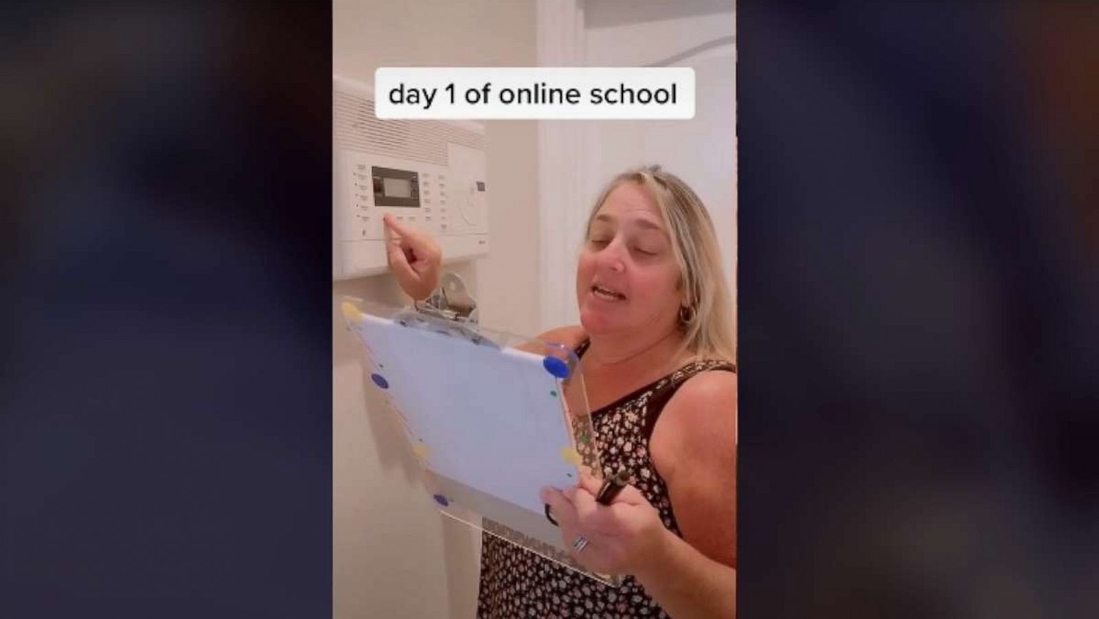 PHOTO: Jamie Plafker Danville, California, posted five videos on her TikTok page as her mother Deb delivered “morning announcements” to her 17-year-old Max on the first day of his senior year.