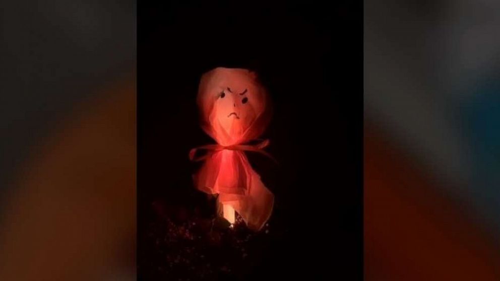 PHOTO: California-resident Ashlee Nicholas, a fourth and fifth grade special education teacher and mother to 3-year-old Alexander, created a ghost hunt tutorial as an alternative to trick-or-treating amid COVID-19.