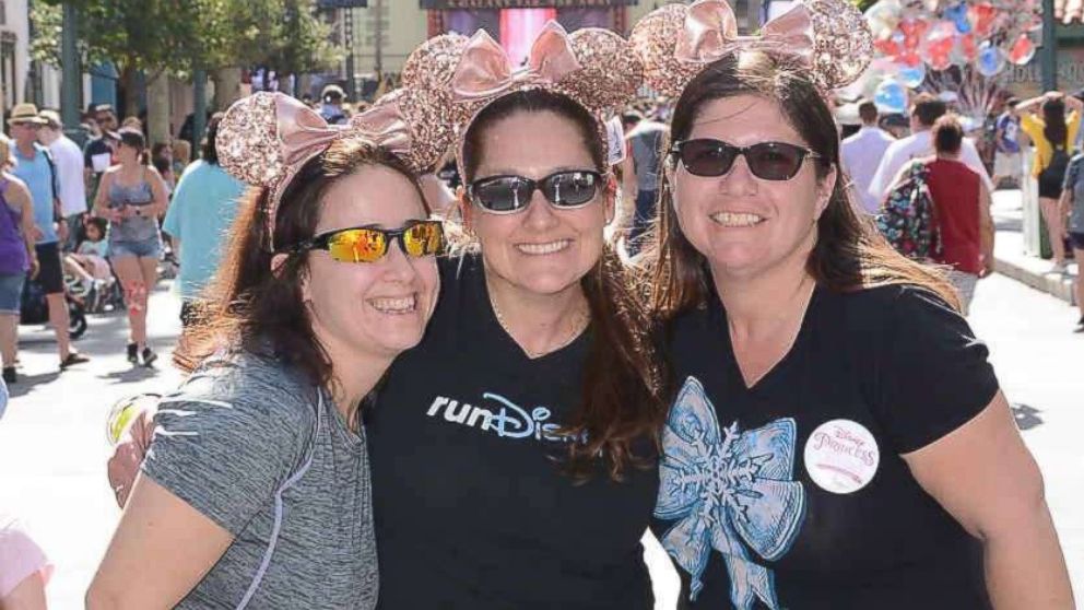 PHOTO: Beth Barbara and two friends in Disney World.