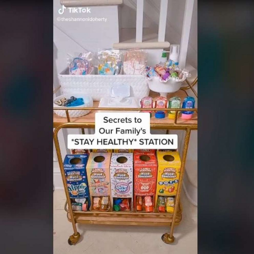 VIDEO: Mom's viral 'stay healthy station' is the TikTok hack every parent needs 