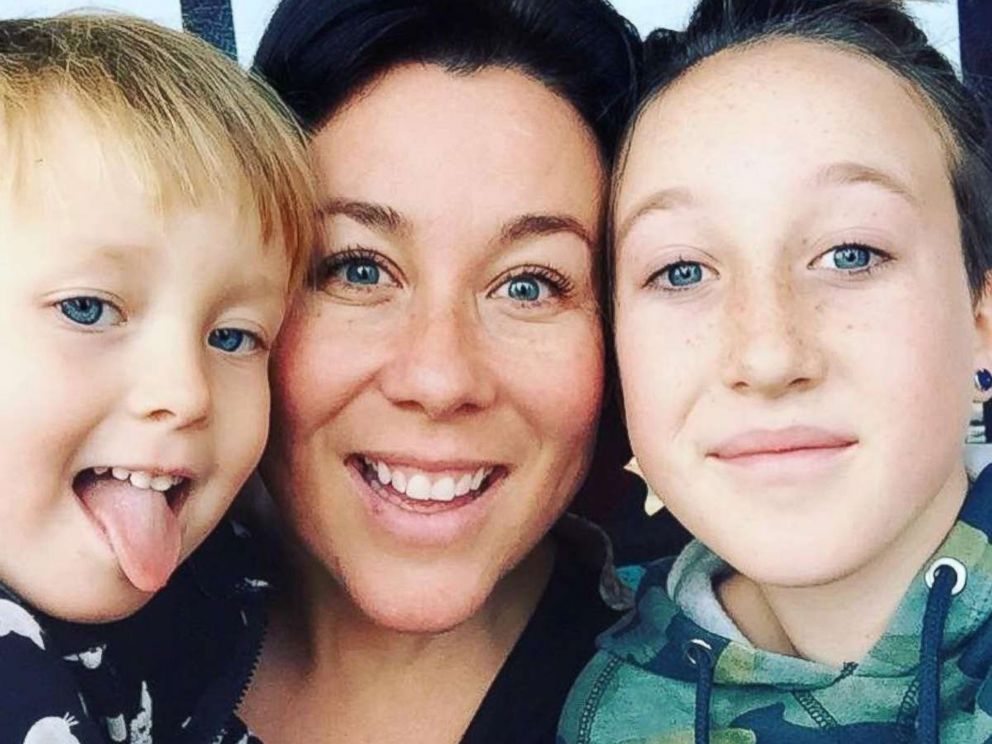 PHOTO: Kate Lacroix, a mom of two from Colorado, is pictured with her children Mila, 4 and Harper, 14, in an undated photo. Kate Lacroix is raising money to cover Boulder Valley School District lunch money debt of $232,000.