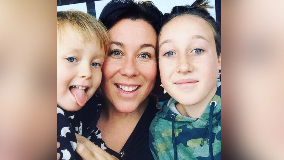 PHOTO: Kate Lacroix, a mom of two from Colorado, is pictured with her children Mila, 4 and Harper, 14, in an undated photo. Kate Lacroix is raising money to cover Boulder Valley School District lunch money debt of $232,000.