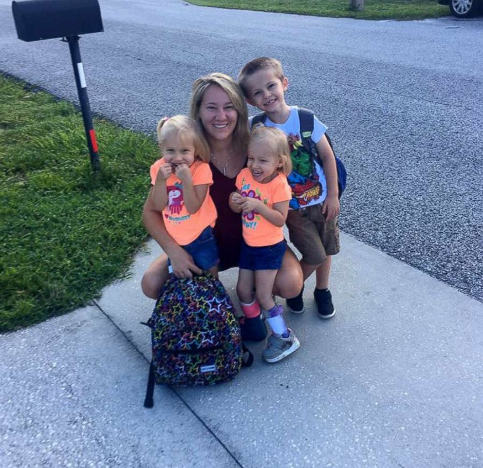 PHOTO: Danielle Zukoski of Hernando County, Fla., is seen in an undated photo with her daughters Iris and Harmony Zukoski, 5.