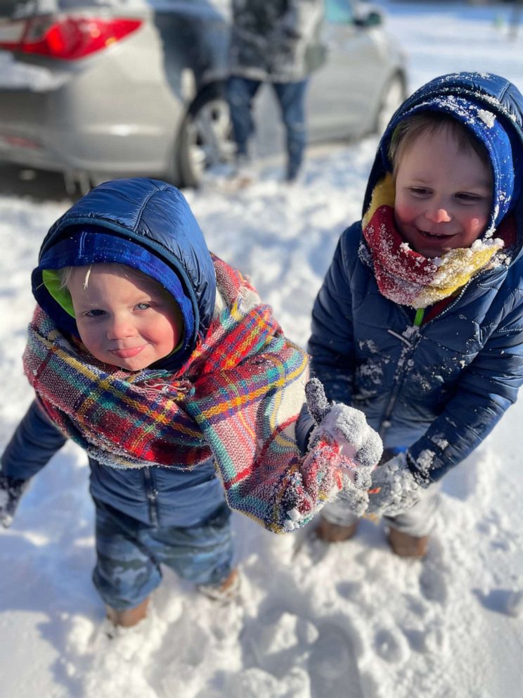 PHOTO: Sydni Ellis, a writer from Fate, Texas, wrote a piece for the popular website POPSUGAR titled, "Instead of a Normal Timeout, My Toddlers Get "Mommy Timeouts" — It Works Much Better!" Here, Ellis shares a photo of her sons, Logan, 3 and Liam, 2.