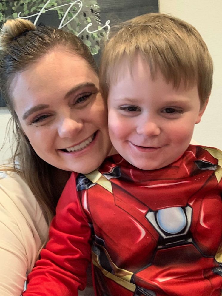 PHOTO: Sydni Ellis, a writer from Fate, Texas, wrote a piece for the popular website POPSUGAR titled, "Instead of a Normal Timeout, My Toddlers Get "Mommy Timeouts" — It Works Much Better!" Here, Ellis poses in a photo with her son Logan, 3.