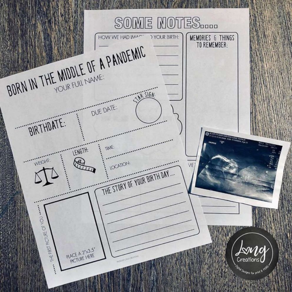 PHOTO: Natalie Long, from Alberta, Canada, has crafted free, downloadable, COVID-19 time capsule activities for every age from babies to adulthood.