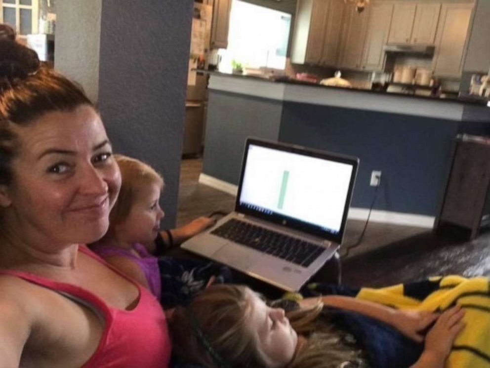 PHOTO: Lainy Warnecke, a mother of two from McKinney, Texas, quit drinking alcohol in August 2020. She is now a member of Sober Mom Squad, a supportive community for women who are exploring their relationships with alcohol.
