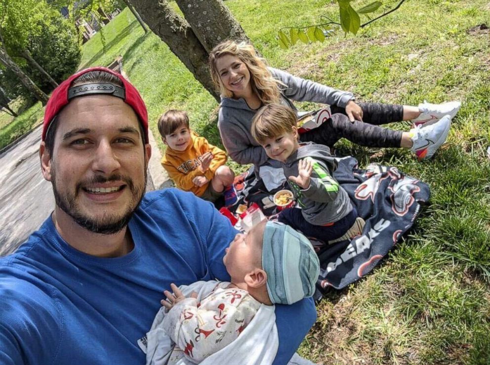 PHOTO: Emergency room nurse Abby Blahnik, a mom of three from Nashville, Tenn., recently returned to work after maternity leave when her baby was just 9 weeks old.