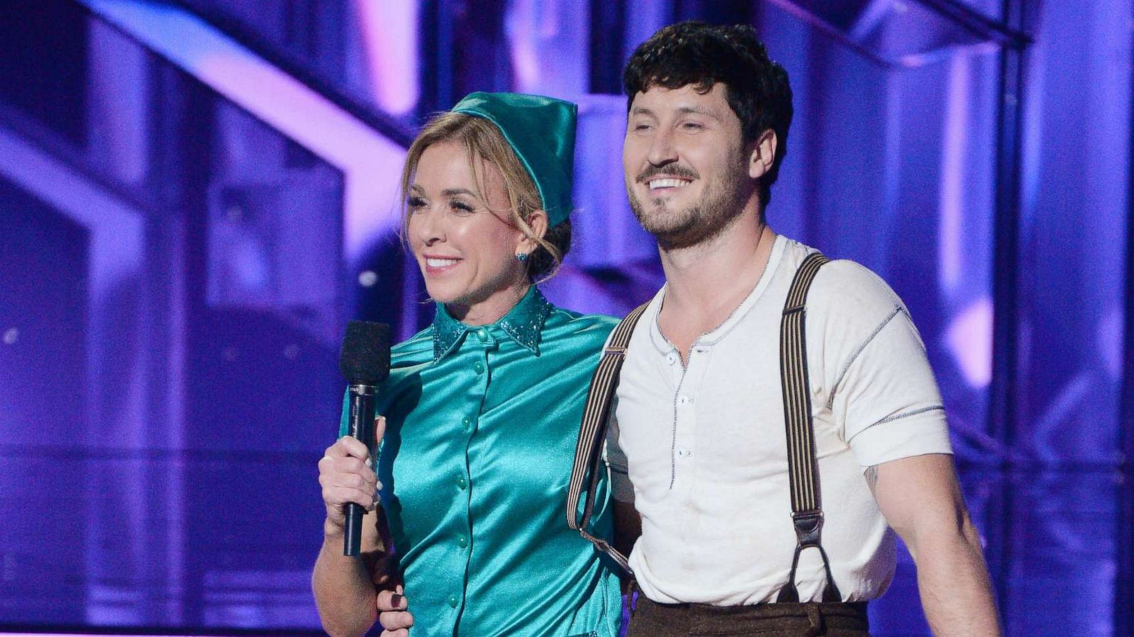 PHOTO: Monica Aldama and Val Chmerkovskiy appear on Dancing With The Stars, Oct. 26, 2020.